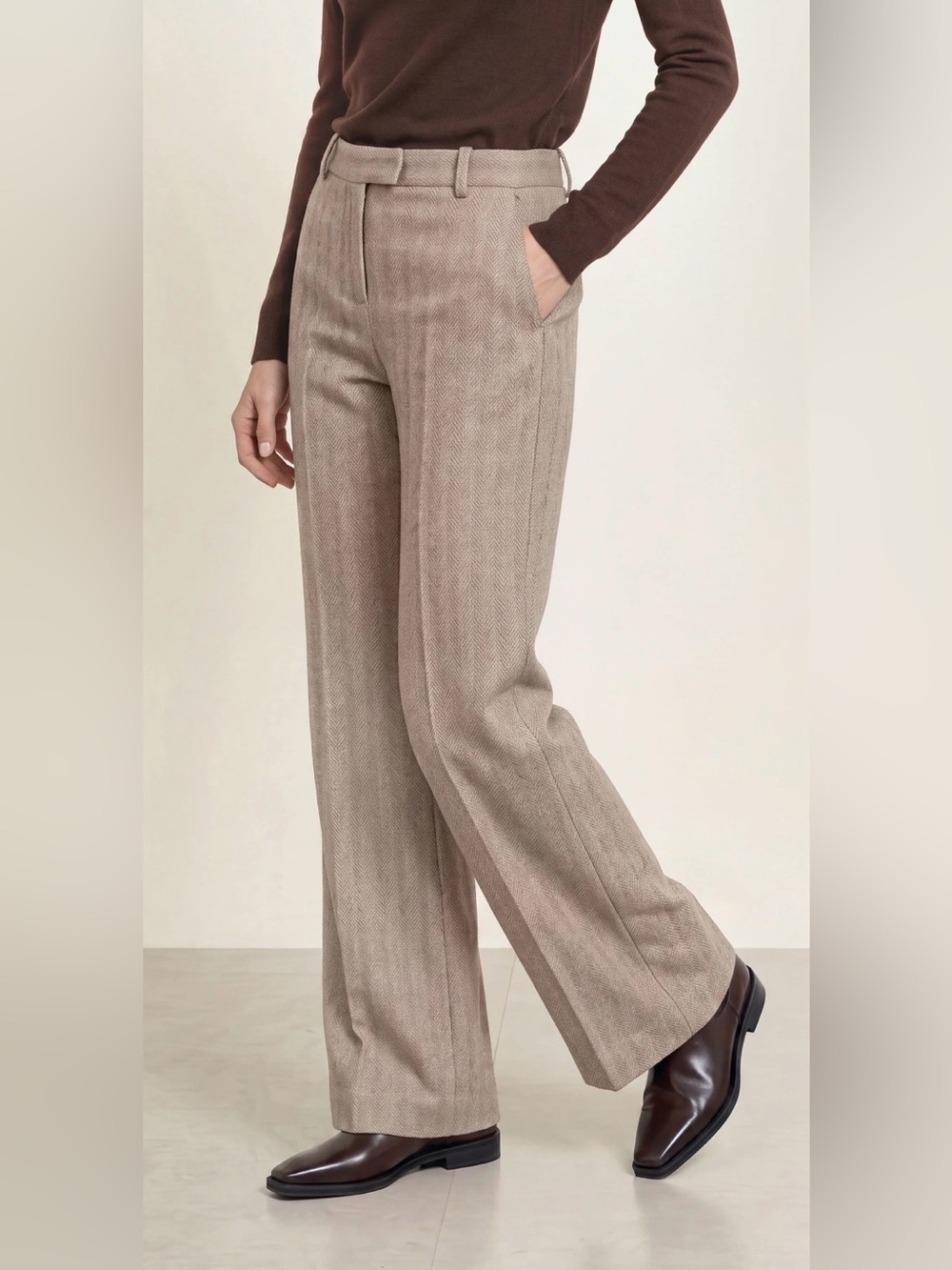 Circolo 1901 Flannel Wide Leg Trouser 38